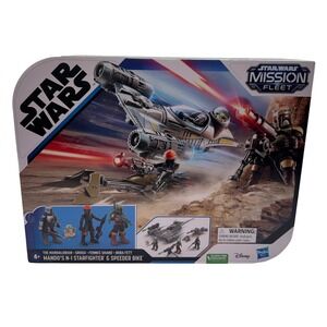 Star Wars Mission Fleet Mandos‎ N-1 Starfighter Speeder Bike Grogu Mandalorian
